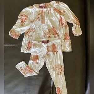 NEW Milkbarn Girls Elephant Outfit